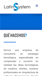 Mobile Screenshot of latinsystem.com
